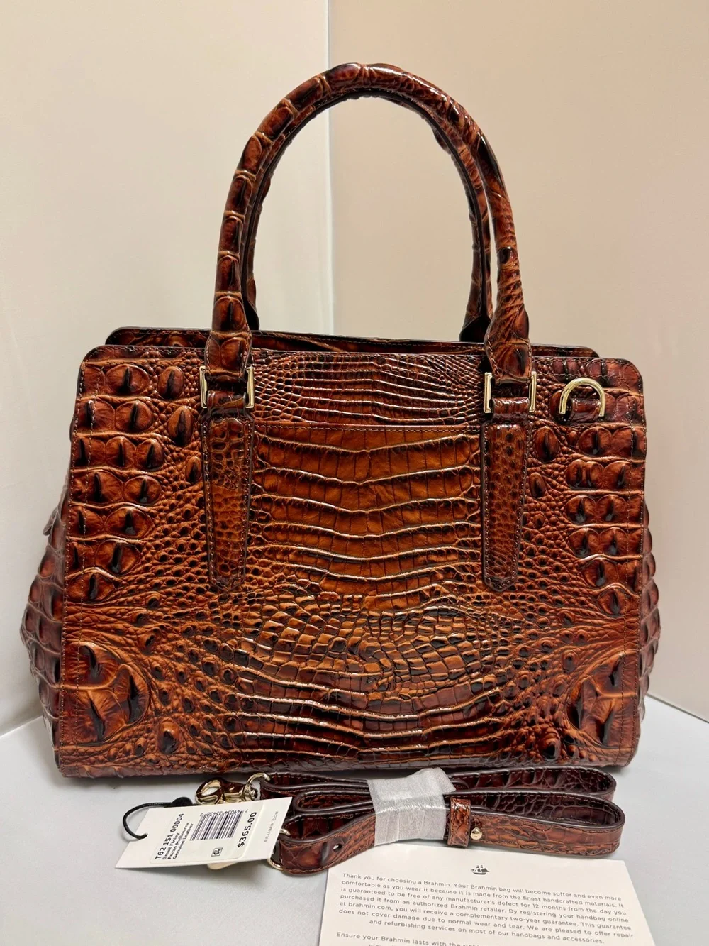 Brahmin Small Finley Pecan Melbourne